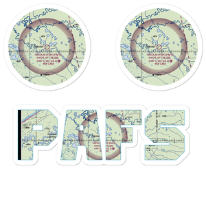 Nikolai Airport (FSP) VFR Sectional Sticker Pack
