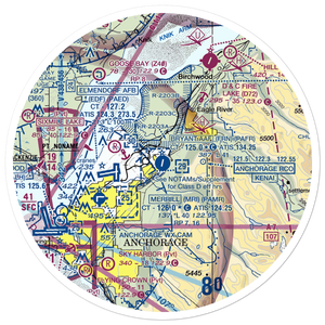 Bryant Army Heliport (FRN) VFR Sectional Sticker (30 mile)