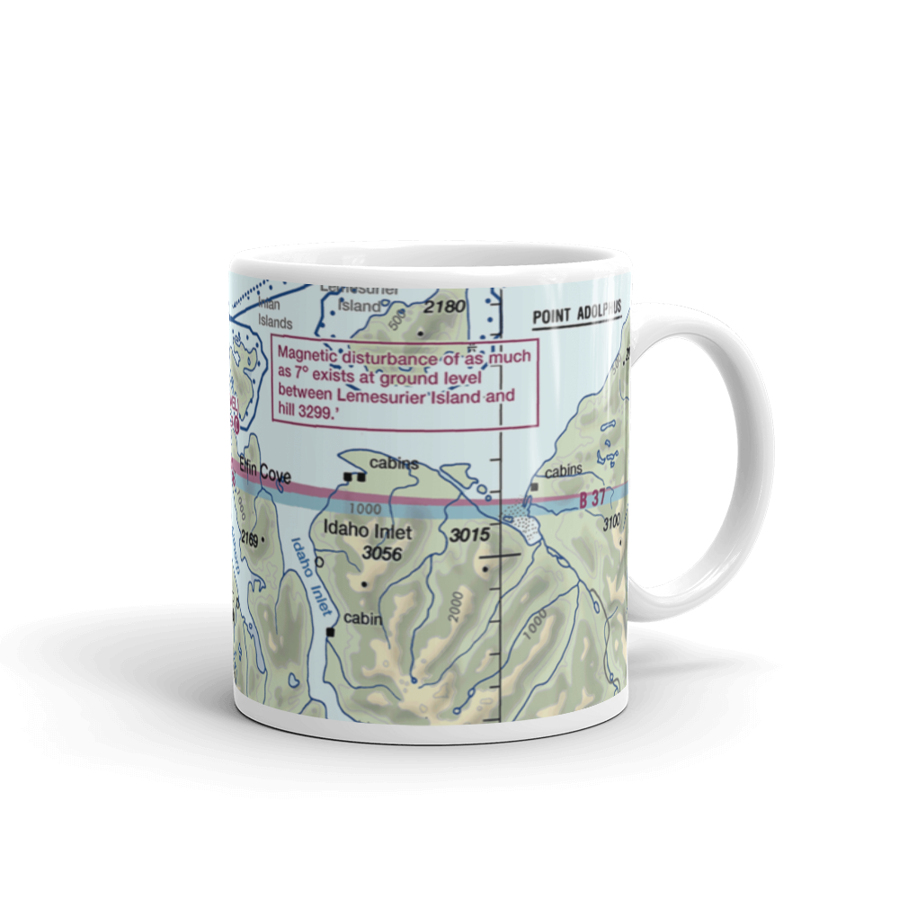 Elfin Cove Seaplane Base (ELV) VFR Sectional  Mug 