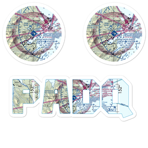 Kodiak Airport (ADQ) VFR Sectional Sticker Pack