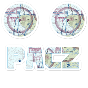 Cape Romanzof LRRS Airport (CZF) VFR Sectional Sticker Pack