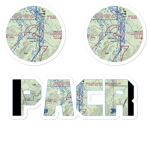 Circle City /New/ Airport (CRC) VFR Sectional Sticker Pack