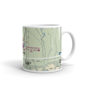 Clear Airport (Z84) VFR Sectional  Mug