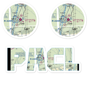 Clear Airport (Z84) VFR Sectional Sticker Pack