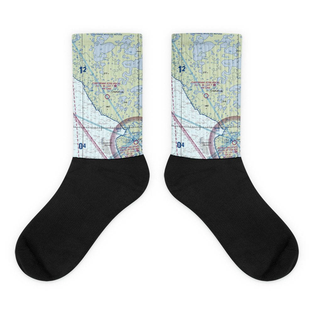 Chefornak Airport (CFK) VFR Sectional Socks 