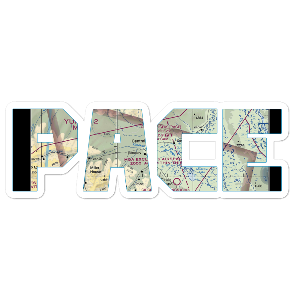 Central Airport (CEM) VFR Sectional Sticker 