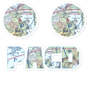 Cold Bay Airport (CDB) VFR Sectional Sticker Pack