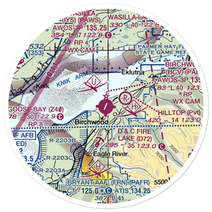 Birchwood Airport (BCV) VFR Sectional Sticker (20 mile)