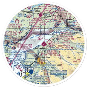 Birchwood Airport (BCV) VFR Sectional Sticker (30 mile)
