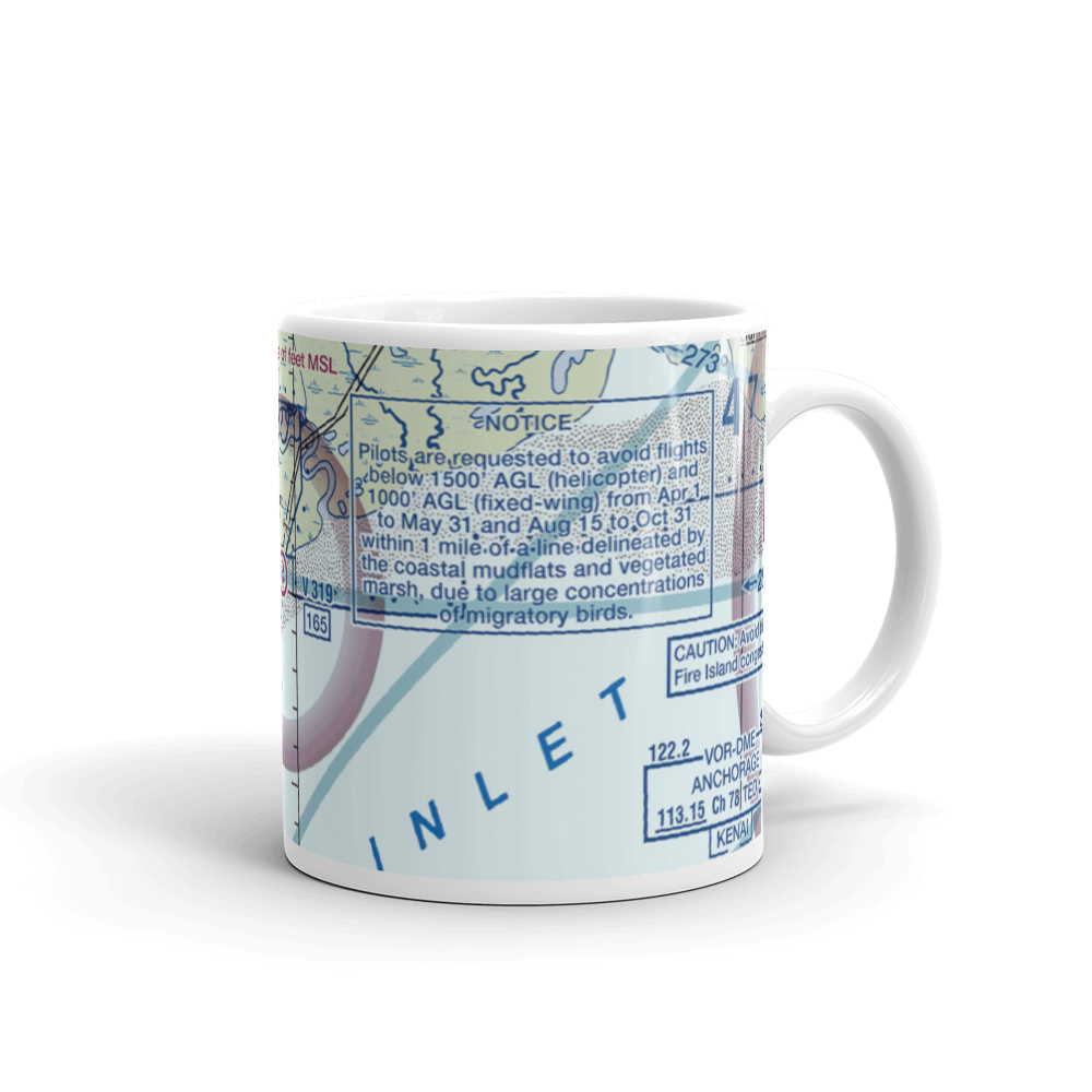 Beluga Airport (BLG) VFR Sectional  Mug 