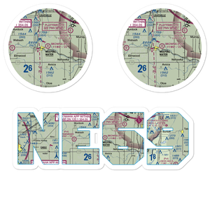 Browns Airport (EPG) VFR Sectional Sticker Pack