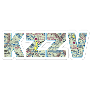 Zanesville Municipal Airport (ZZV) VFR Sectional Sticker