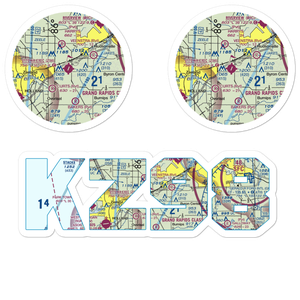 Ottawa Executive Airport (Z98) VFR Sectional Sticker Pack