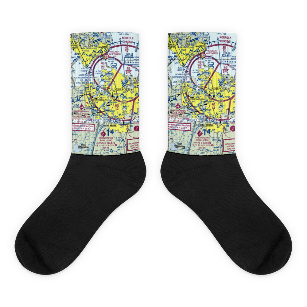 Naval Medical Center Helipad (Z24) VFR Sectional Socks 