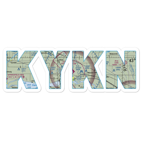 Chan Gurney Municipal Airport (YKN) VFR Sectional Sticker