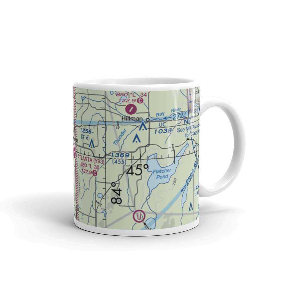 Atlanta Municipal Airport (Y93) VFR Sectional  Mug 