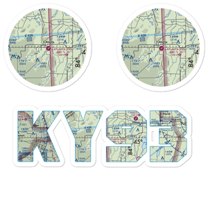 Atlanta Municipal Airport (Y93) VFR Sectional Sticker Pack