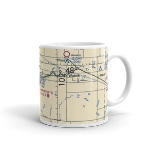 Parshall Hankins Airport (Y74) VFR Sectional  Mug