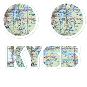 Campbell-Pratt Airport (Y65) VFR Sectional Sticker Pack