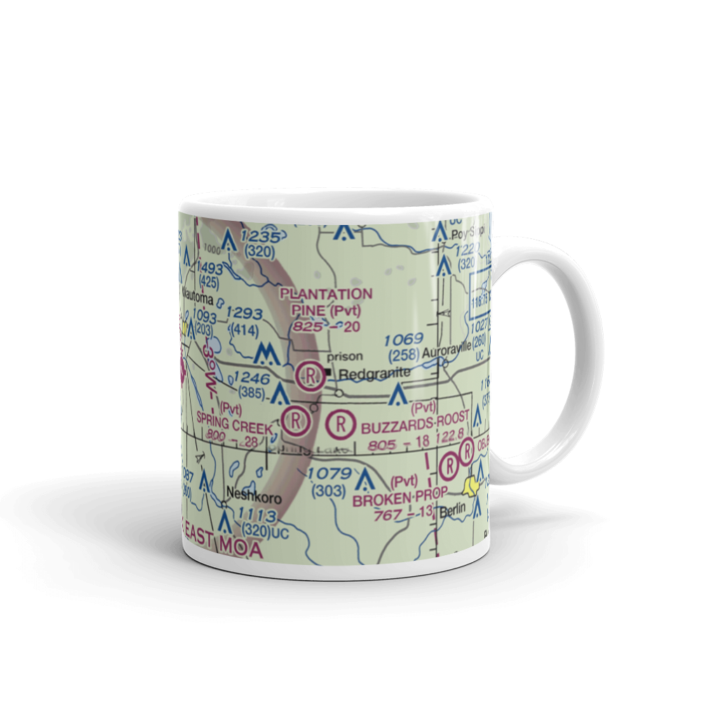 Wautoma Municipal Airport (Y50) VFR Sectional  Mug 