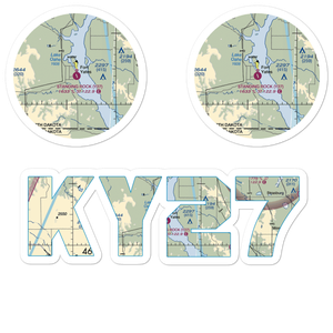 Standing Rock Airport (Y27) VFR Sectional Sticker Pack