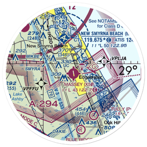 Massey Ranch Airpark (X50) VFR Sectional Sticker (20 mile)