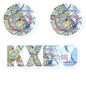 Massey Ranch Airpark (X50) VFR Sectional Sticker Pack