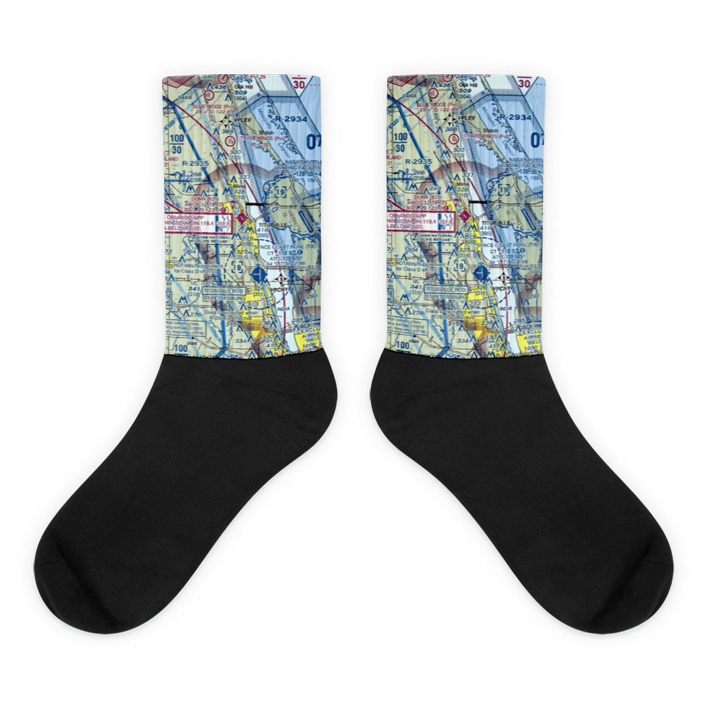 Arthur Dunn Air Park (X21) VFR Sectional Socks 