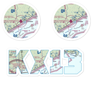 Carrabelle Thompson Airport (X13) VFR Sectional Sticker Pack