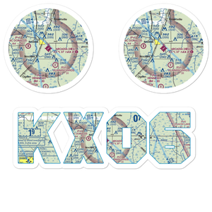 Arcadia Municipal Airport (X06) VFR Sectional Sticker Pack