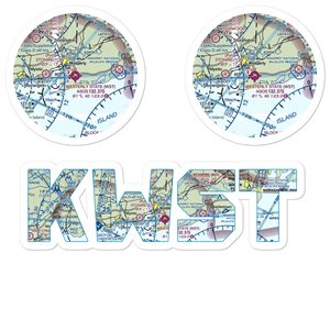 Westerly State Airport (WST) VFR Sectional Sticker Pack