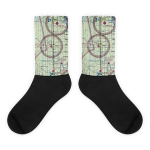 Willows Glenn County Airport (WLW) VFR Sectional Socks