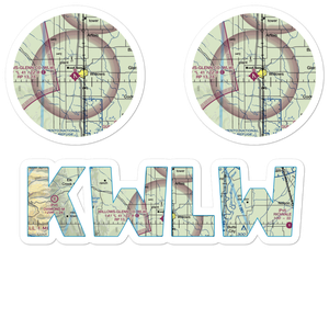 Willows Glenn County Airport (WLW) VFR Sectional Sticker Pack