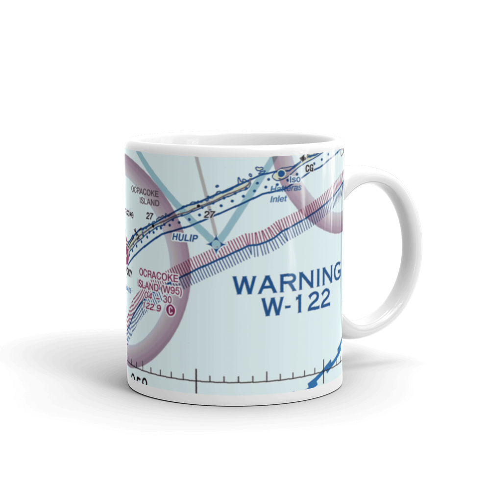 Ocracoke Island Airport (W95) VFR Sectional  Mug 
