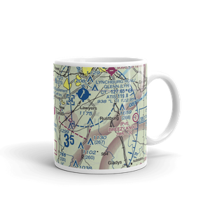 New London Airport (W90) VFR Sectional  Mug