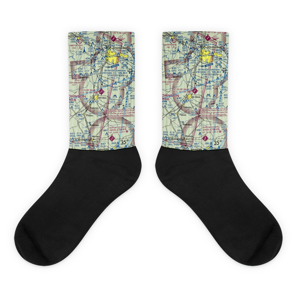 Mount Olive Municipal Airport (W40) VFR Sectional Socks 