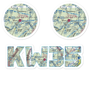 Potomac Airpark (W35) VFR Sectional Sticker Pack