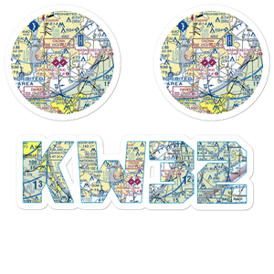 Washington Executive Hyde Field (W32) VFR Sectional Sticker Pack