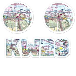 Sequim Valley Airport (W28) VFR Sectional Sticker Pack