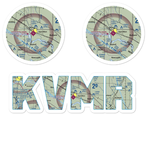 Harold Davidson Field (VMR) VFR Sectional Sticker Pack