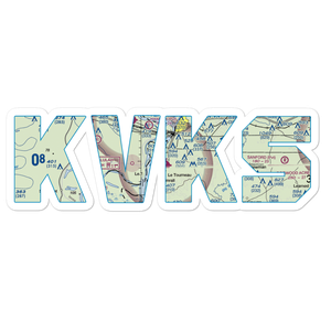 Vicksburg Municipal Airport (VKS) VFR Sectional Sticker