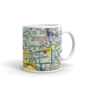 Tampa Executive Airport (VDF) VFR Sectional  Mug