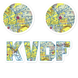 Tampa Executive Airport (VDF) VFR Sectional Sticker Pack