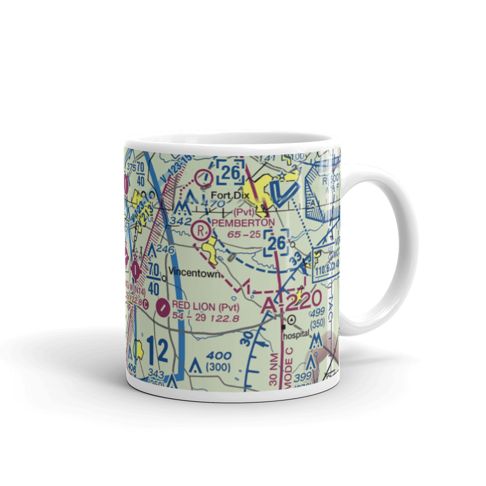 South Jersey Regional Airport (VAY) VFR Sectional  Mug 