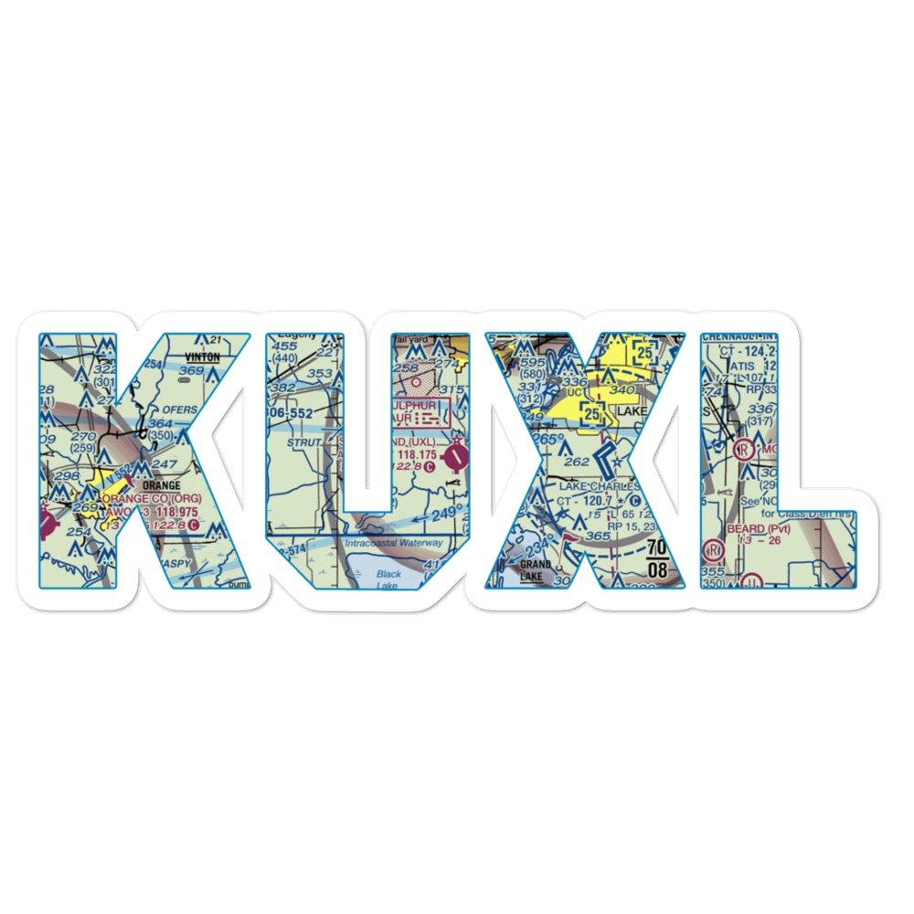 Southland Field (UXL) VFR Sectional Sticker 
