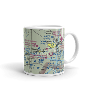 Wilkes County Airport (UKF) VFR Sectional  Mug