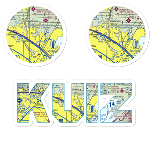 Berz-Macomb Airport (UIZ) VFR Sectional Sticker Pack