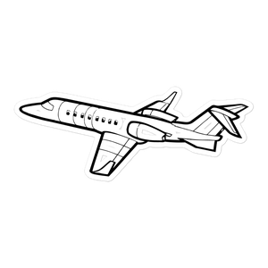 Bombardier Learjet 45 Business Jet Sticker