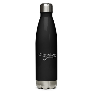 Bombardier Learjet 45 Business Jet Water Bottle