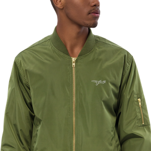 Bombardier Learjet 45 Business Jet Threadfast Apparel Bomber Jacket